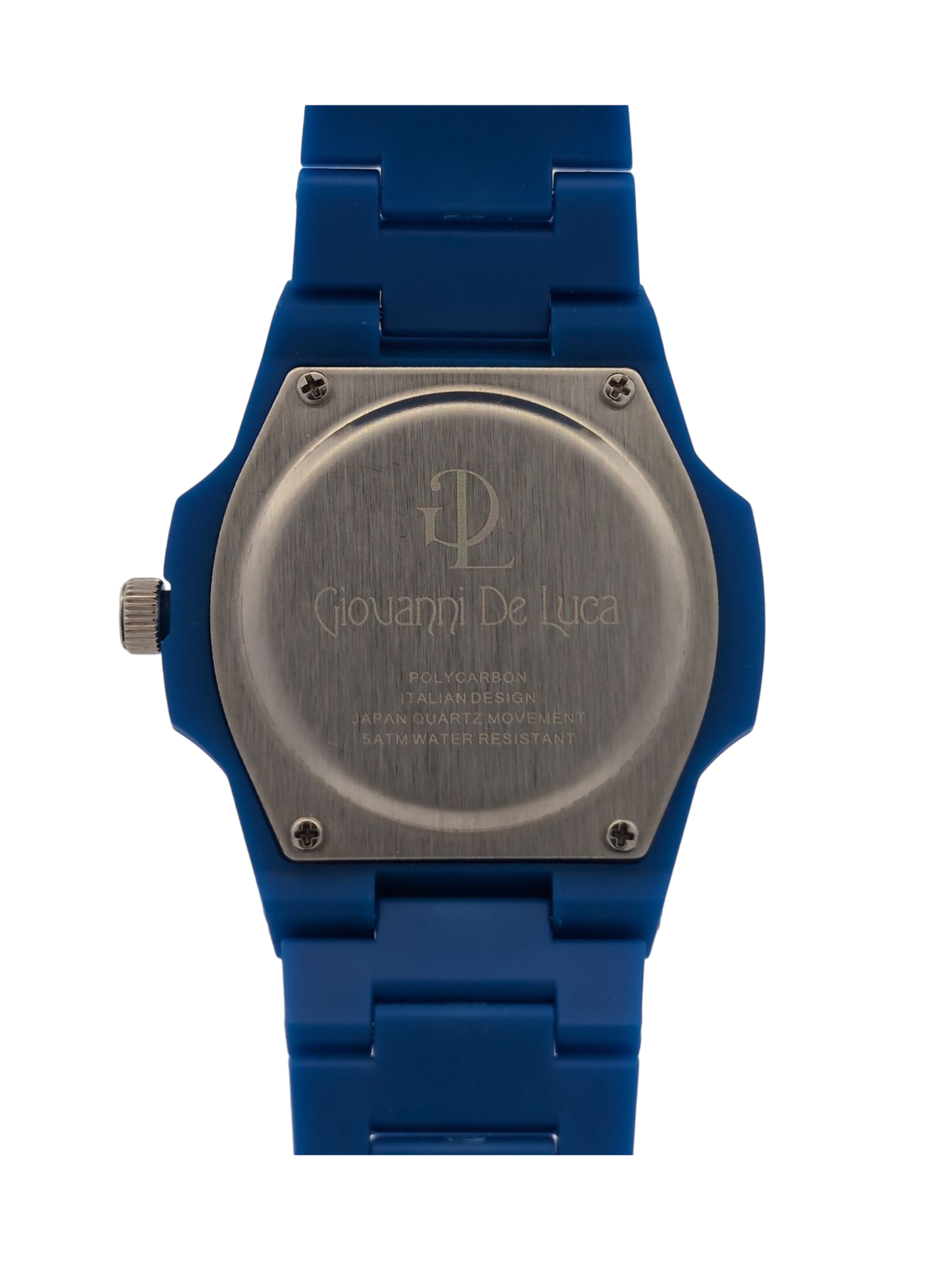 Orologio Indici in Cristallo Blu