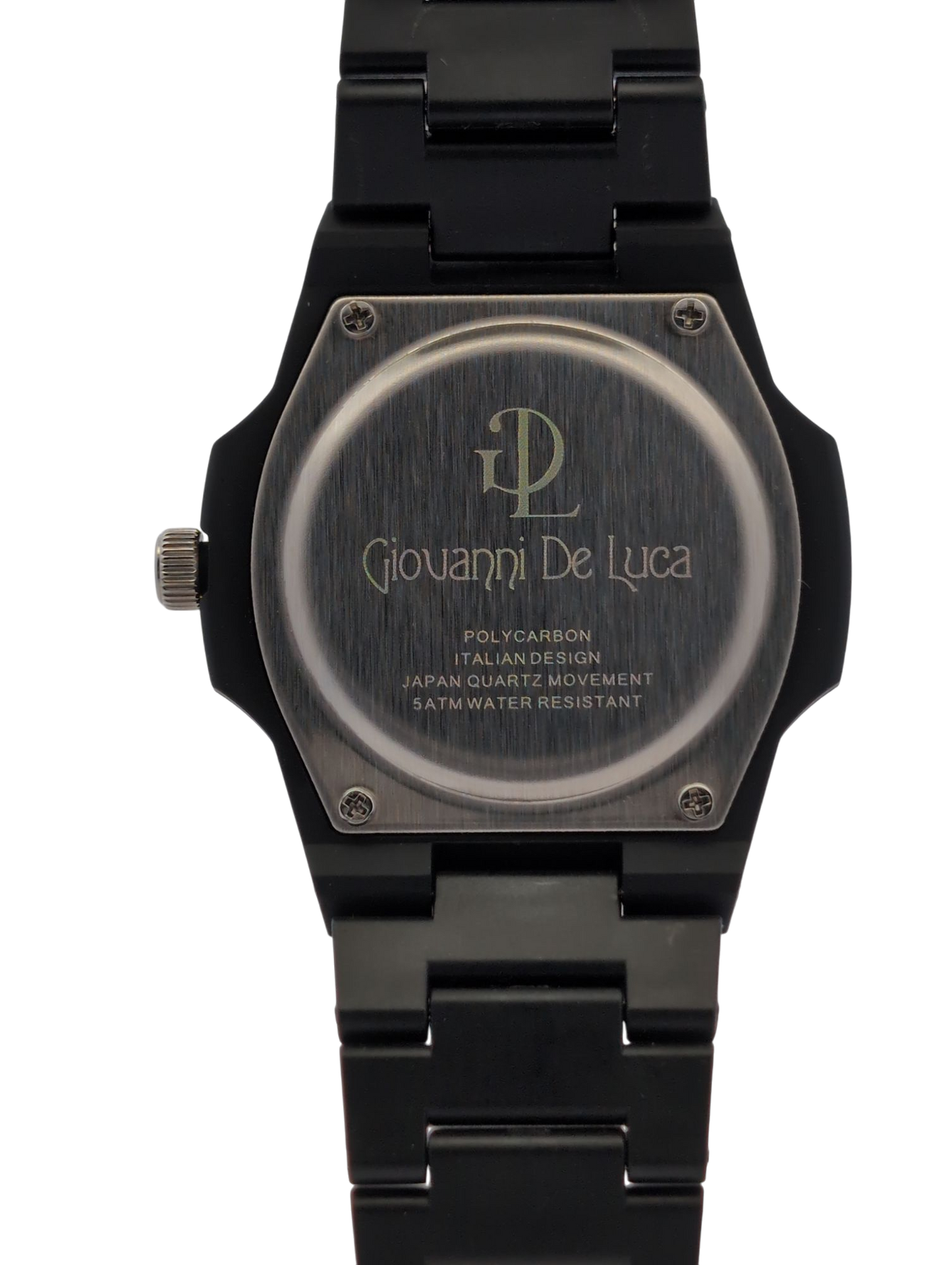 Orologio Indici in Cristallo Arcobaleno Nero