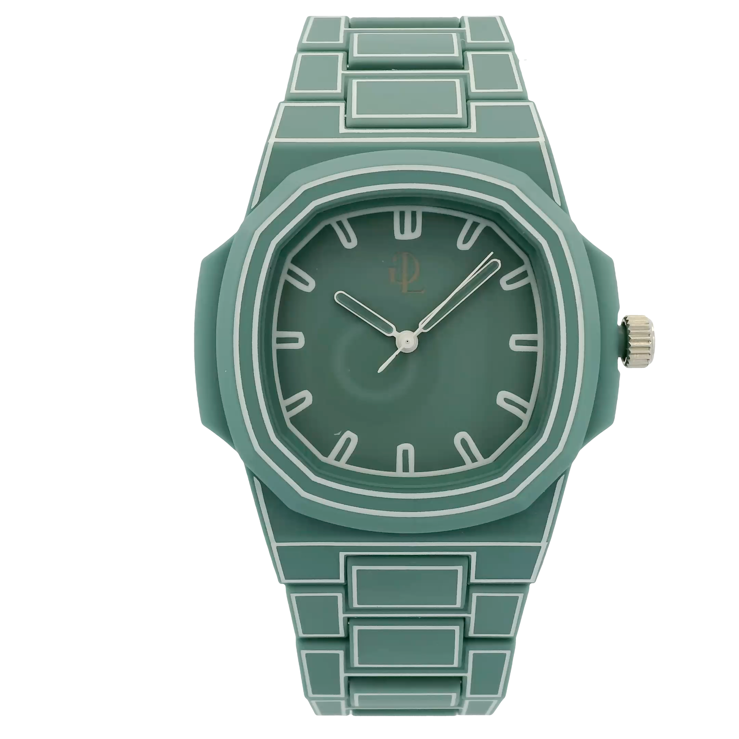 Orologio da Polso Verde Acqua Design Ottagonale Moderno