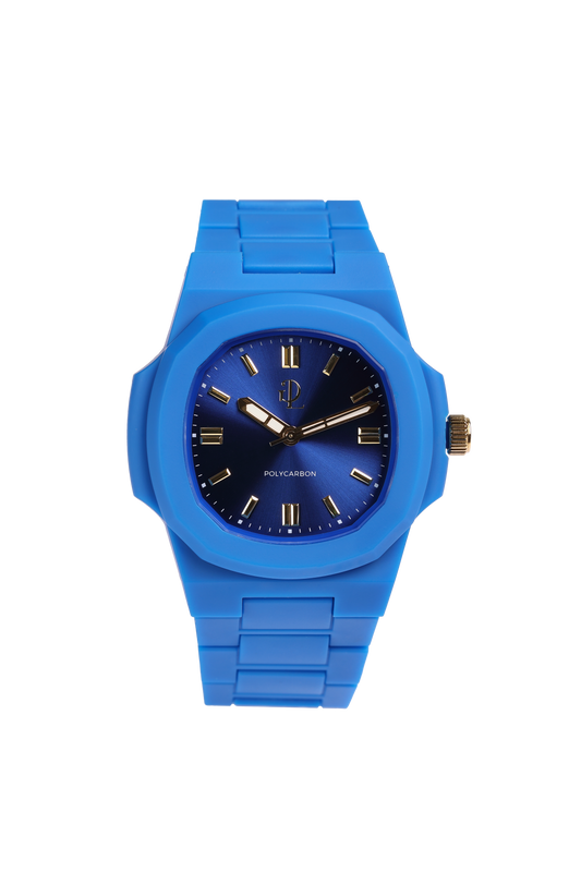 GDL Watch Blu Polycarbon  Blu Dial