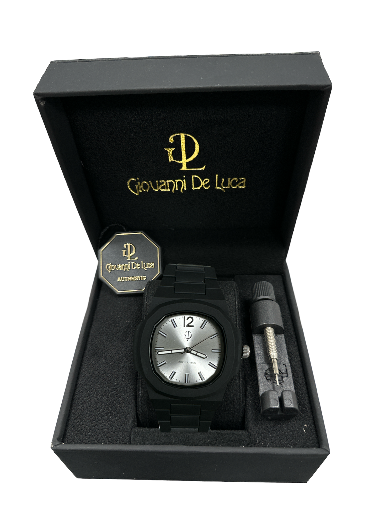 GDL Watch  Polycarbon  Nero Dial Argento