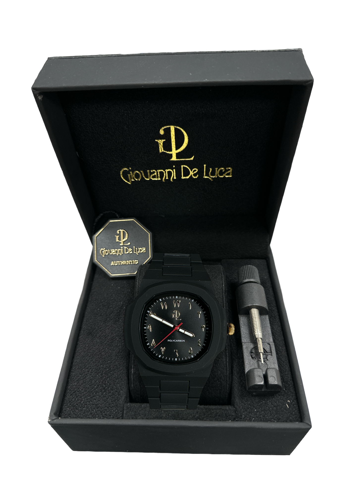 GDL Watch Habibi Polycarbon  Arabic Nero Dial