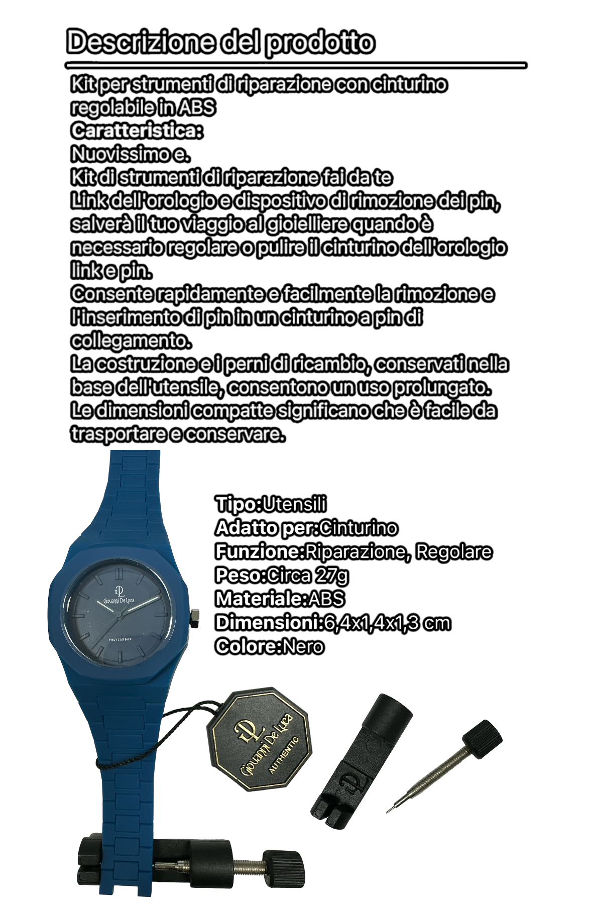 GDL Polycarbon orologio Blu