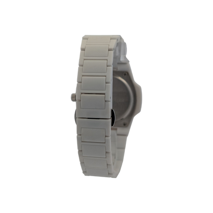 GDL Polycarbon Orologio Bianco Quadrante acquamarina