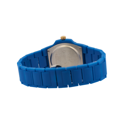 Orologio Indici in Cristallo Blu