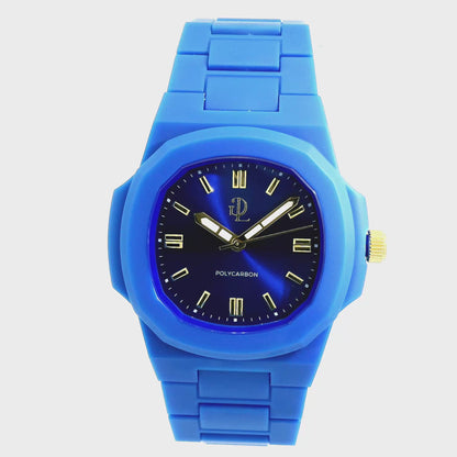 GDL Watch Blu Polycarbon  Blu Dial